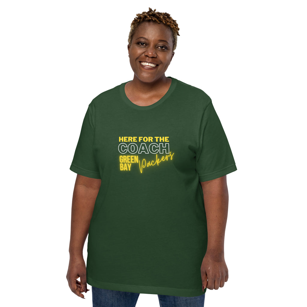 Packers Here for the Coach Unisex t-shirt – Tiny House Craft Company